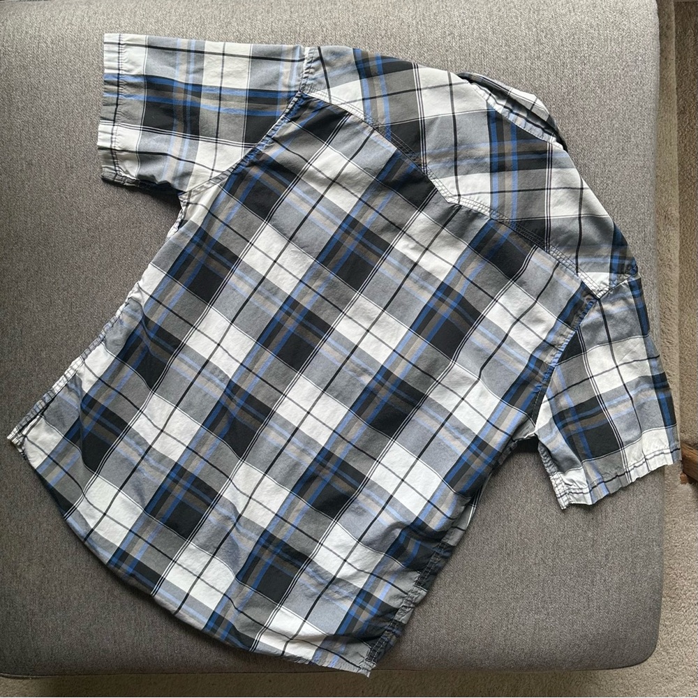 RECLAIM Men’s Authentic Fit Short Sleeve Button Down Shirt XL - Picture 4 of 4